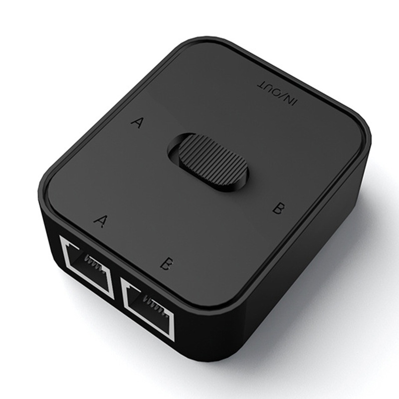 Công Tắc Mạng Lan Ethernet Thông Minh 2 Cổng Gigabit 100/1000Mbps RJ45