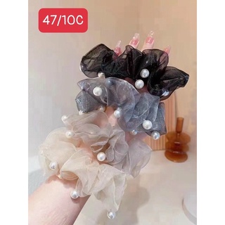 Sỉ 10 cột tóc ren đính hạt