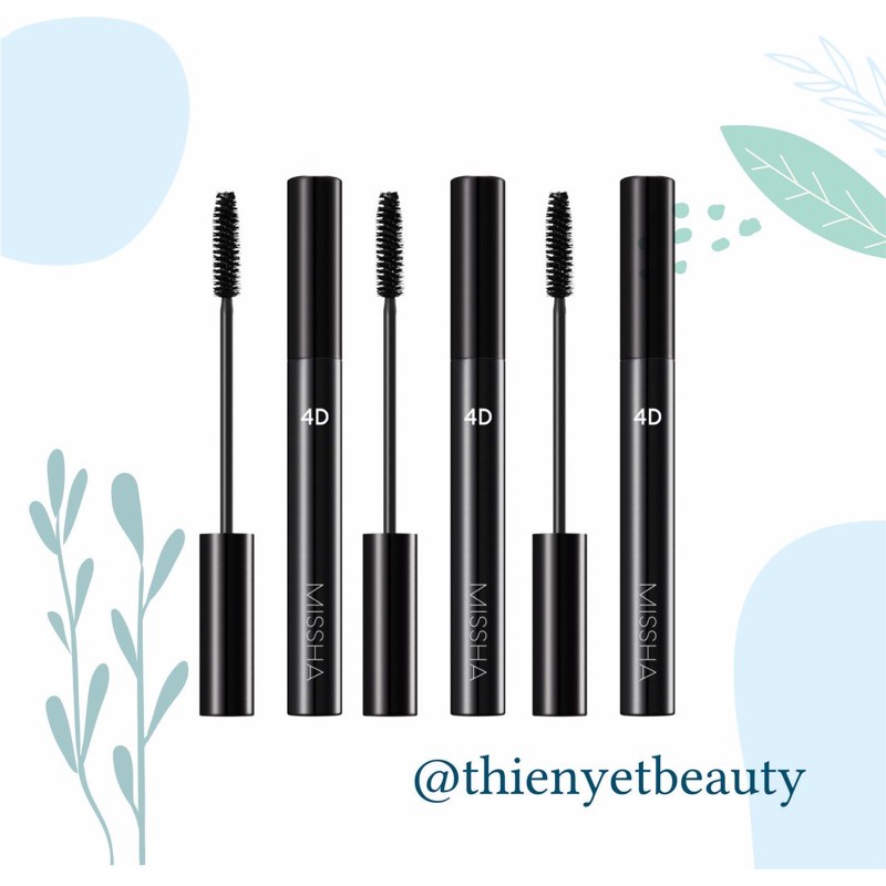 Chuốt Mi 3D 4D  dày mi dài mi cong mi Không Lem The Style 4D 3D Mascara