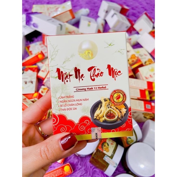 MĂT  NẠ NGỌC SÂM CHƯA PHA