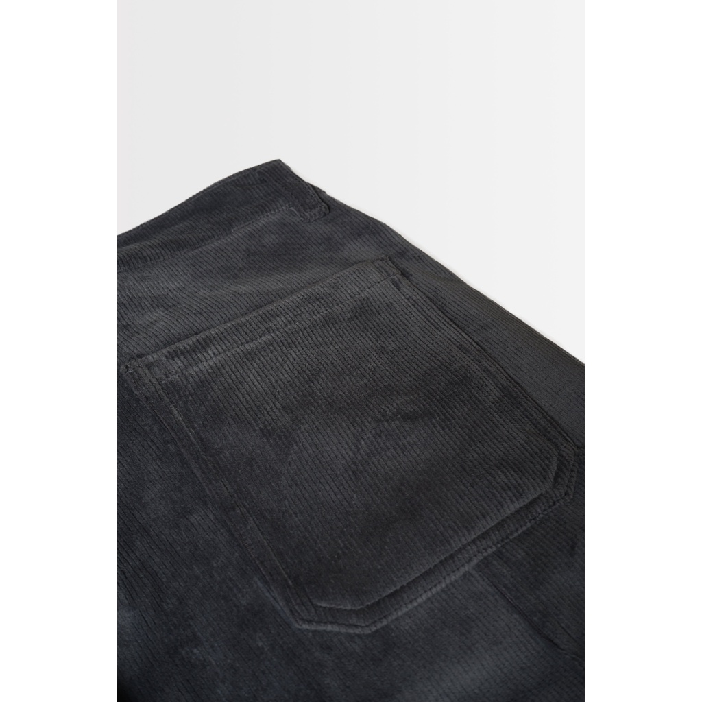 Quần Nhung Tăm Xám Ống Suông Nam Nữ - EMAS Carpenter Pant/Grey