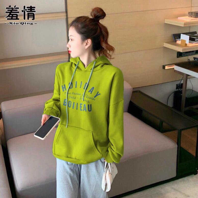 HOT TREND _ Áo hoodie nữ, áo hoodie nam, họa tiết chữ HOLIDAY , áo hoodí siêu hot, thời trang thu | BigBuy360 - bigbuy360.vn