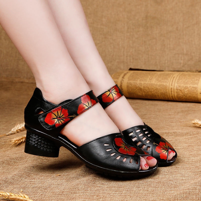 Giày Khiêu Vũ Đế Mềm Phong Cách Dân Tộc 2022 Dành Cho Nữ