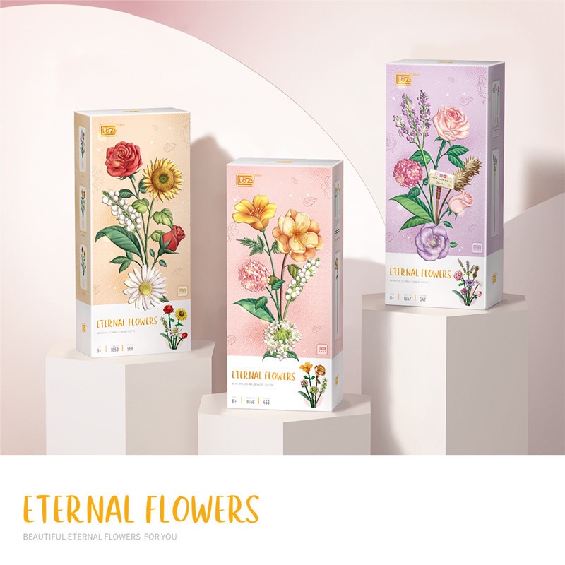 Loz Bộ Đồ Chơi Lắp Ráp Nhà Búp Bê