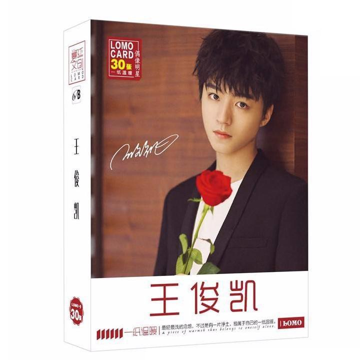 Hộp ảnh lomo Dịch Dương Thiên Tỷ TFboys hộp ảnh tập ảnh 30 tấm in hình nhóm nhạc thần tượng