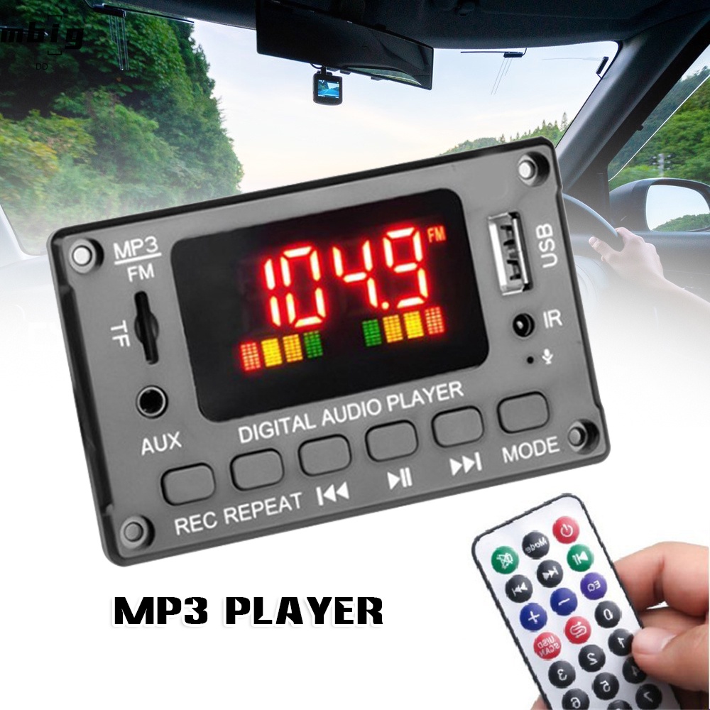 Bảng Mạch Giải Mã JQ-D005 MP3 DC 6V-26V 40w Thu Âm Thanh Stereo USB Dành Cho Loa FM Aux