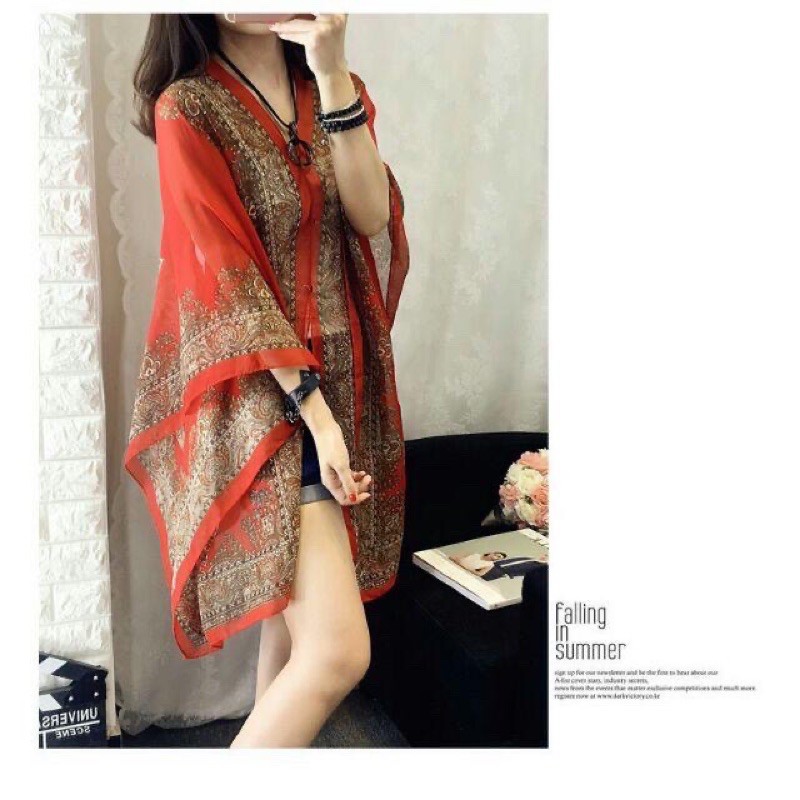 Áo khoác - áo choàng voan đi biển | BigBuy360 - bigbuy360.vn