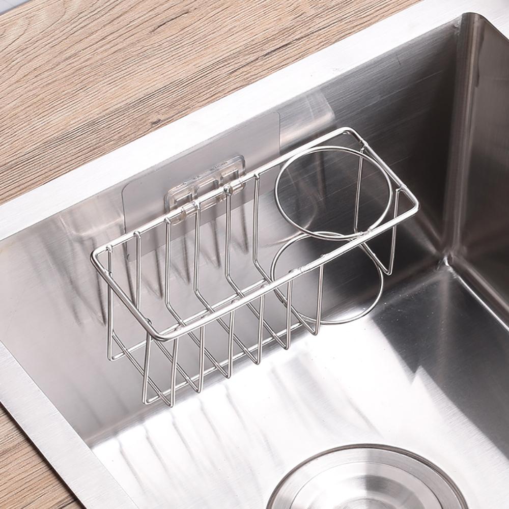 Giá Đỡ Đựng Mút Rửa Chén Bằng Thép Không Gỉ