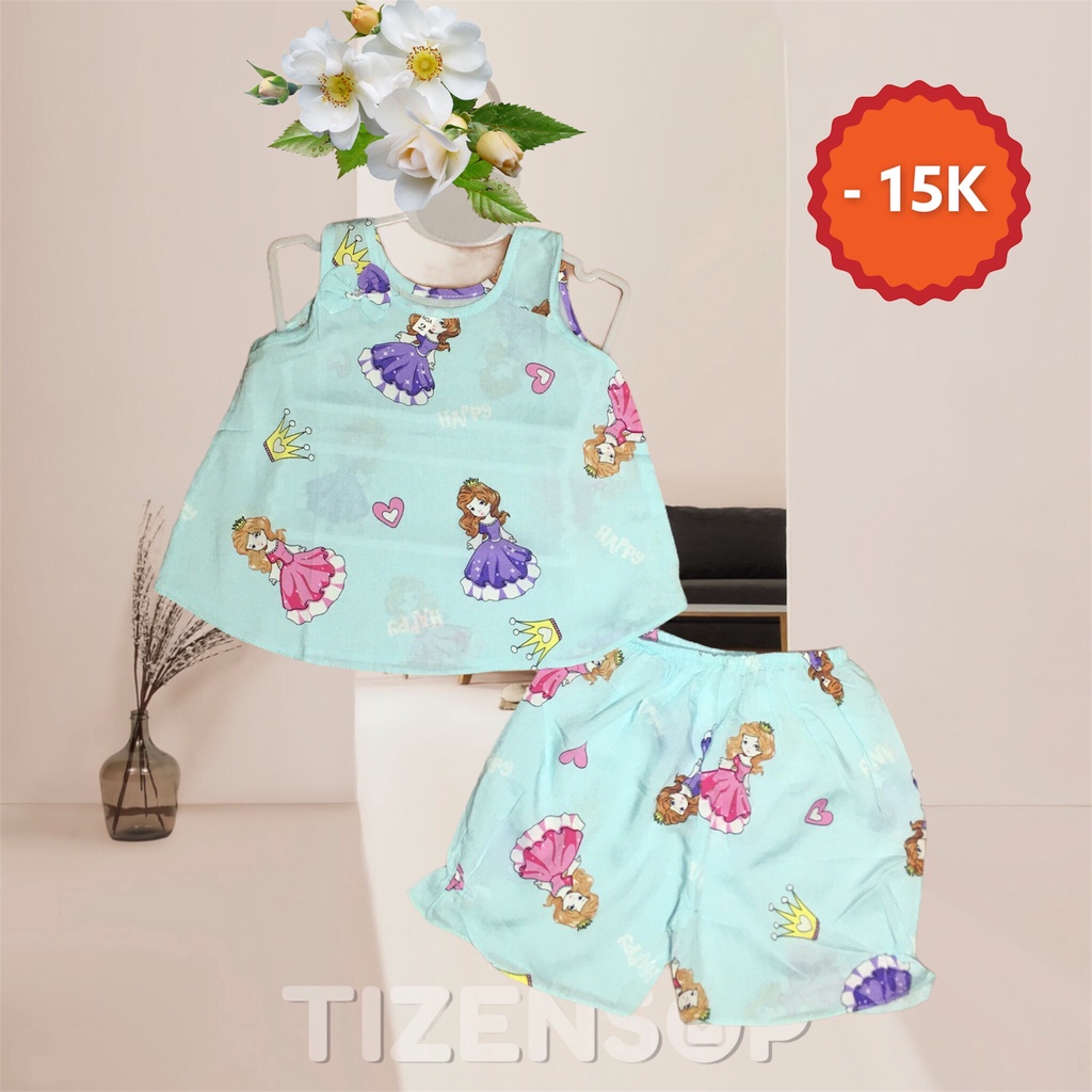 Đồ tole bé gái kiểu xòe vải lanh tone chất đẹp mặc mát