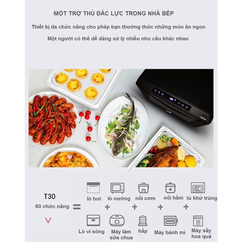 Lò chiên hấp UKOEO T30