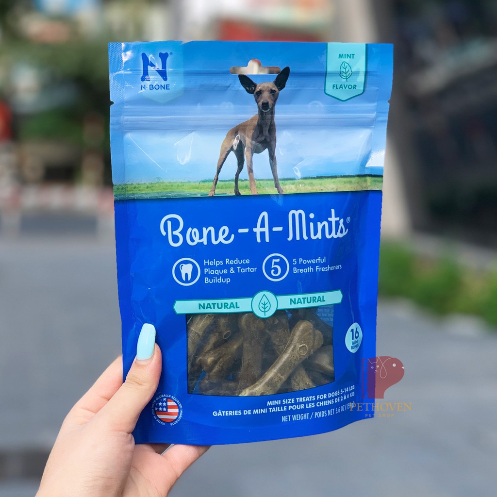 BÁNH THƯỞNG NHẬP KHẨU TỪ MỸ DÀNH CHO CHÓ | Bone - A - Mints