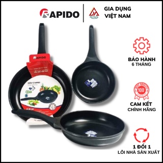 Chảo từ rapido size 20,24,28 đáy phẳng teflon rp20-rft