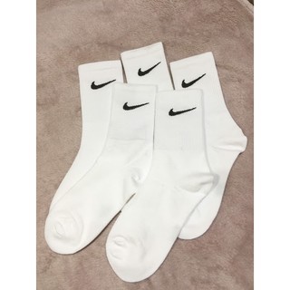 Tất Nike cao cổ - Nam/Nữ - Trắng