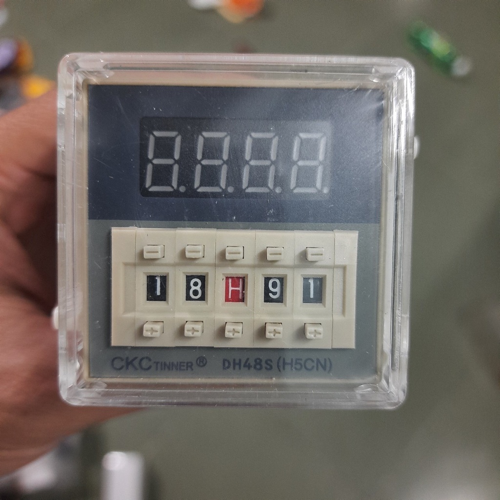 Rơle DH48s s Rơ le thời gian DH48s s - DH48SS 12V / 24V / 220V / 380V kèm đế