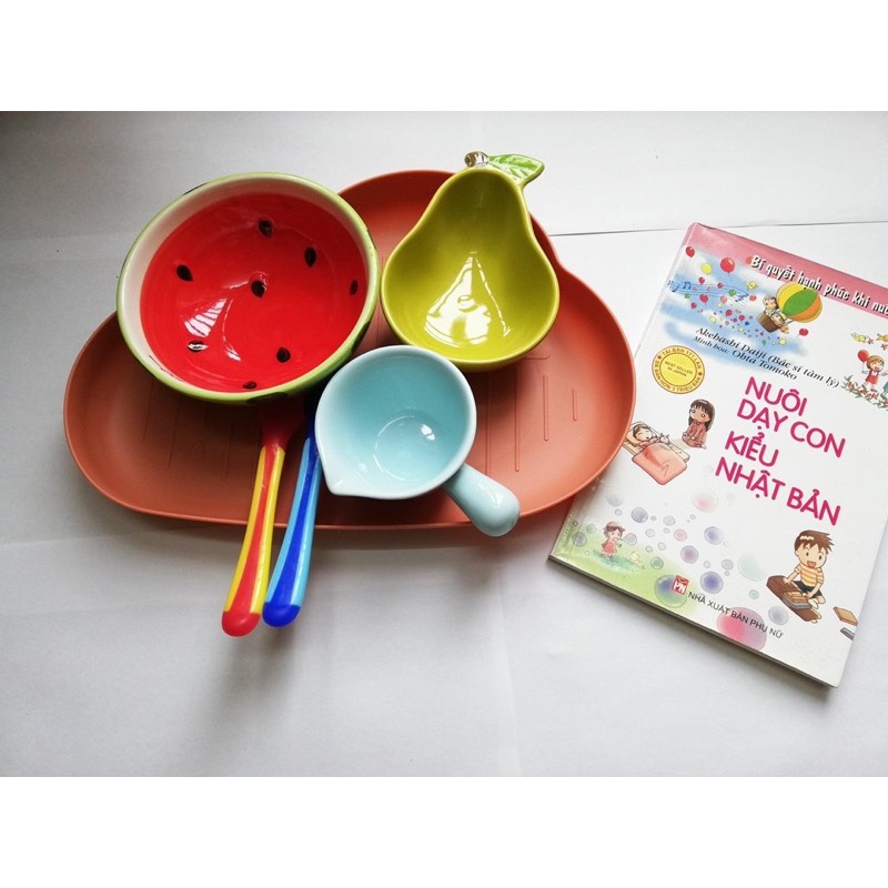 Set bát ăn dặm 6 món siêu xinh cho bé