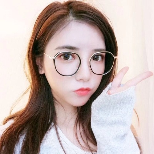 Mắt kính 0-600° gọng tròn chống bức xạ dành cho nữ