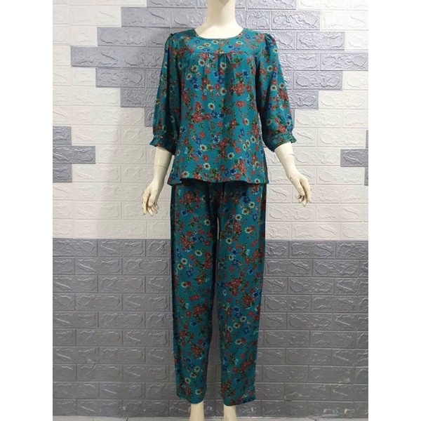 Đồ Bộ Mặc Nhà Shop Thục Anh, Bộ Tole  Nhung Tay Lỡ Quần Dài Trung Niên Bigsize