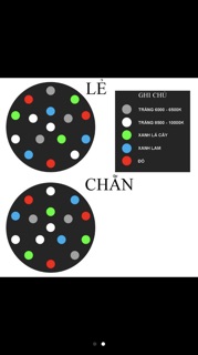 Combo vật tư chế đèn led wrgb 60cm
