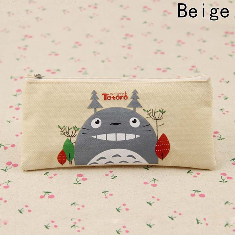 Túi đựng bút vải oxford hình mèo Totoro