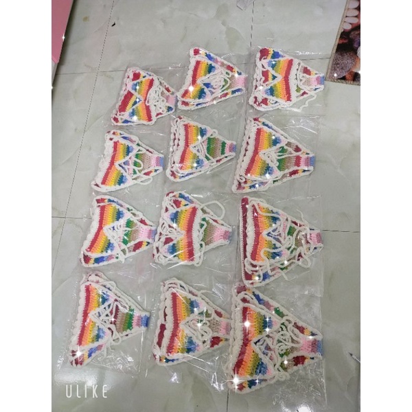 Bikini đi biển cầu vòng, áo tắm cho bé 3-20kg