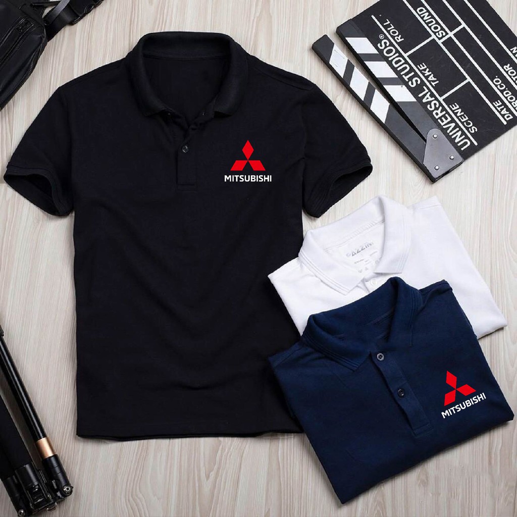 Áo thun polo có cao cấp ngắn tay có cổ Mitsubishi, vải đẹp không bông xù, thoáng mát trẻ trung - GUCATI