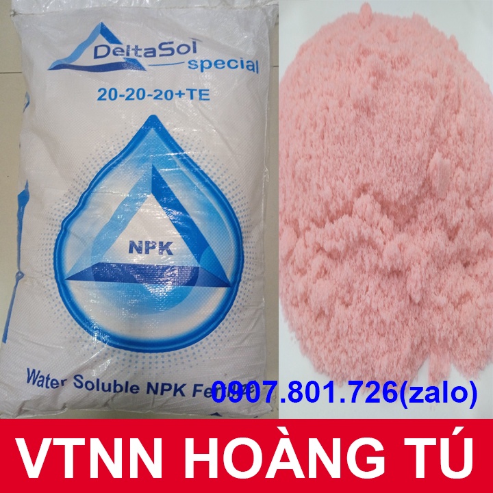 PHÂN BÓN LÁ 20-20-20 DELTA SOL - NHẬP KHẨU ĐỨC - gói 1 kg