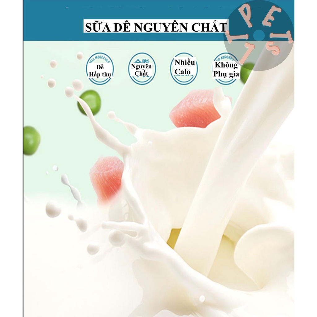 Pate LieBao sữa dê hầm thịt 70g dành cho mèo( phiên bản thịt nhuyễn hầm sữa)