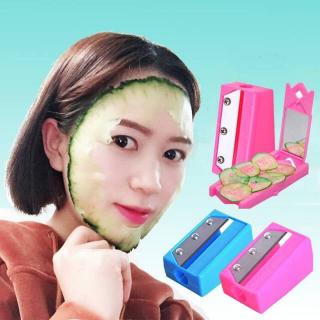 [THANH LÝ] Dụng Cụ Cắt Gọt Rau Củ Qủa Đắp Mặt Nạ Kèm Gương Soi 2in1 Tiện Dụng
