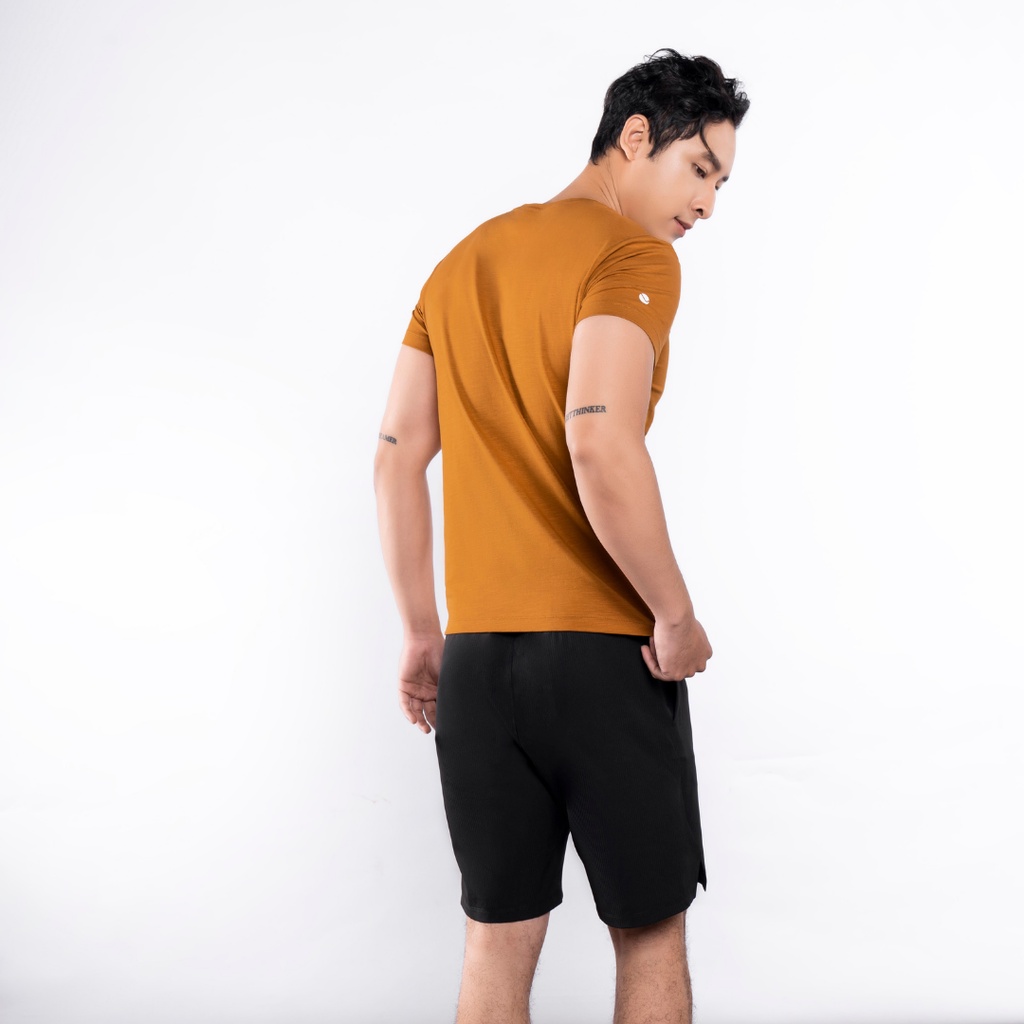 Áo Tshirt Nam LIVAN SPORT Maxfresh Màu Vàng Thoáng Khí Năng Động