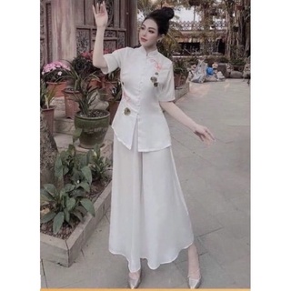 Đồ lam đi chùa ➕➕LỤA PHÁP CAO CẤP CÁ NGỌC