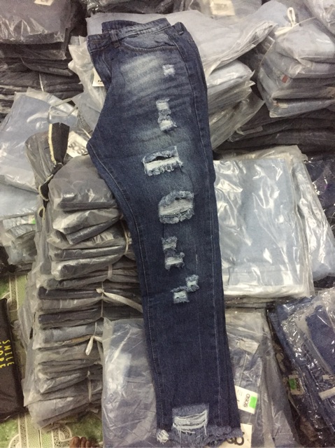 ❤️Quần Baggy Jeans Rách 3053 Cá Tính