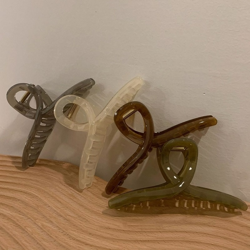 Kẹp Tóc Nhựa Hình Cá Mập 13cm Thời Trang Hàn Quốc Cho Nữ