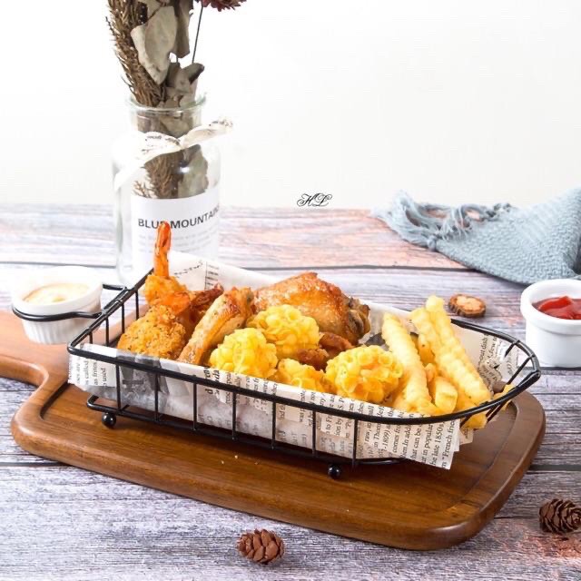 Giỏ đựng đồ chiên rán I Khay đựng đồ chiên rán Decor