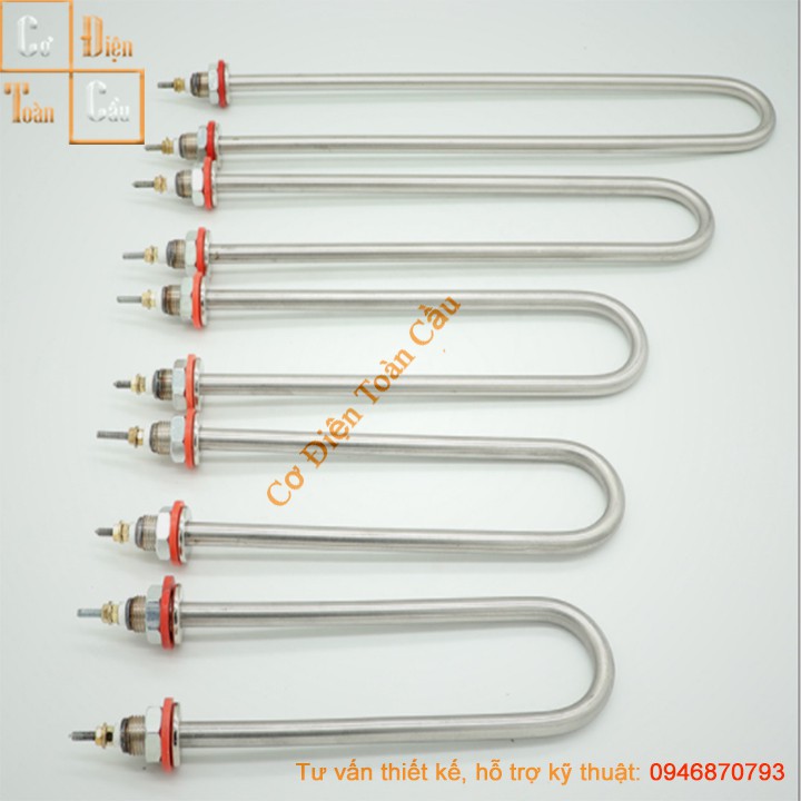 Thanh nhiệt đun nước U đơn ĐIỆN TRỞ NỒI PHỞ, NẤU CHÁO, NỒI HƠI