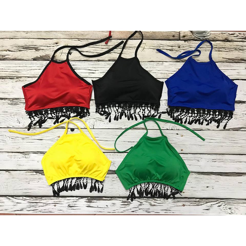 Áo Bikini đi biển mẫu áo Yếm,  Áo bikini lẻ xả hàng, cam kết hàng vải thun đẹp dày dặn | BigBuy360 - bigbuy360.vn