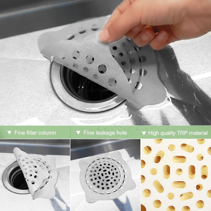 Set 20 Miếng Lưới Lọc Rác Dùng Một Lần Tiện Dụng Cho Bồn Tắm/Nhà Bếp
