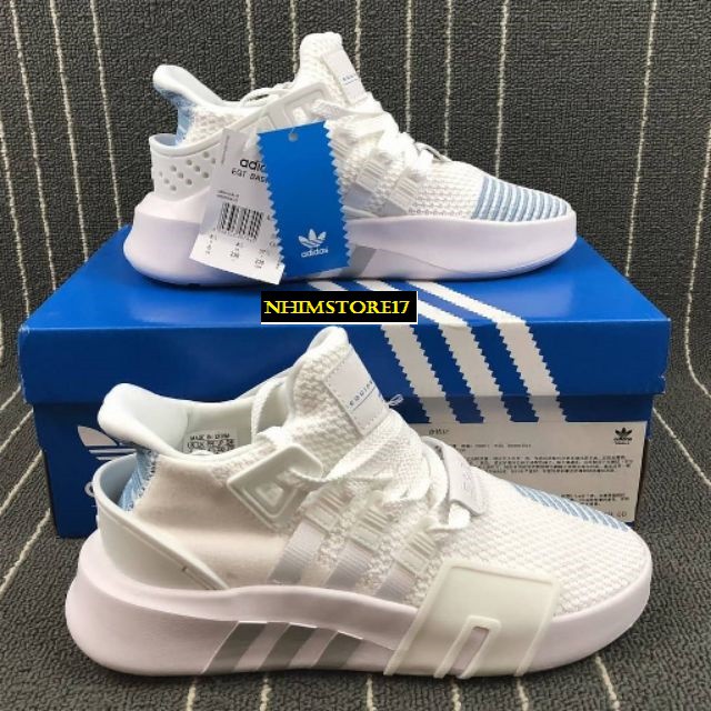 Giày Thể Thao ADIDAS EQT ADV 2018 White Blue Trắng Kẻ Xanh Da Trời