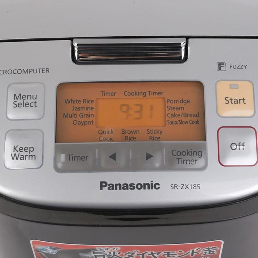 Nồi cơm điện tử Panasonic PANC-SR-ZX185KRAM 1.8 lít
