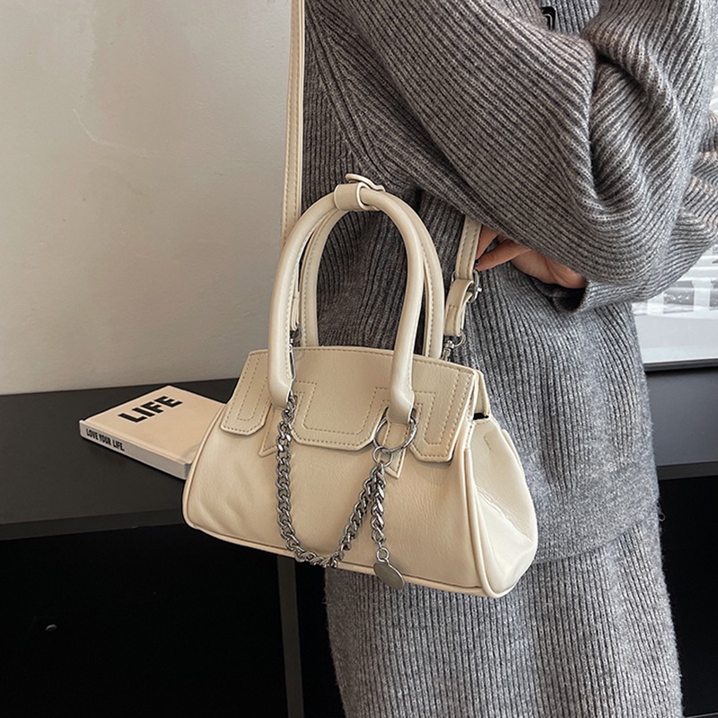 Túi Đeo Chéo Màu Nâu Có Thể Điều Chỉnh Kích Thước Thời Trang Dành Cho Nữ