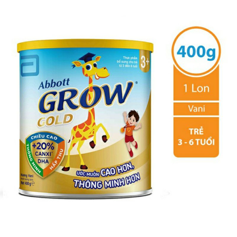 Sữa bột Abbott Grow Gold 3+ 400g