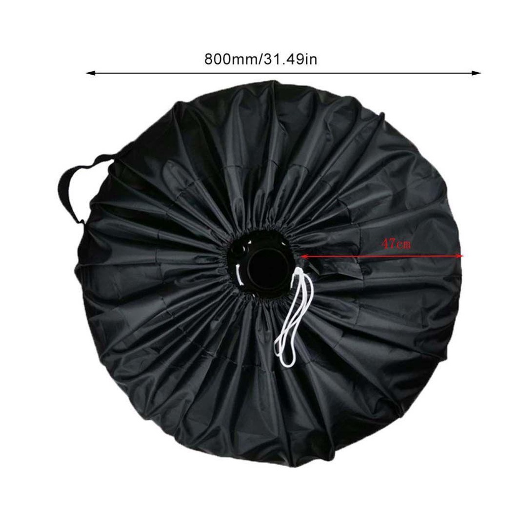 Vỏ Bọc Lốp Xe Hơi Bằng Vải Oxford 210D Chống Nắng Thông Dụng