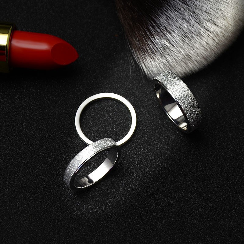 Nhẫn titan 2/4/6mm dành cho nữ