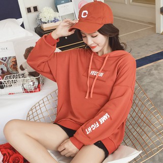 Áo Thun Nữ Tay Dài Có Nón Phong Cách Cực Cute