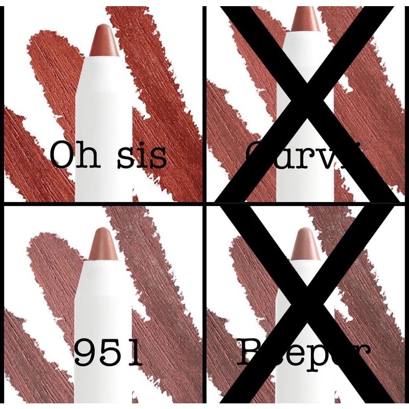 Chì Kẻ Môi Colourpop Nude Đỏ Nâu Auth Bill Mỹ