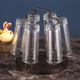 Khay úp cốc inox cao cấp sơn đen tĩnh điện