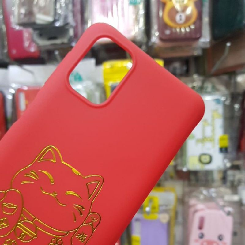 Samsung M51 _Ốp lưng nhựa in hình mèo thần tài xinh đẹp