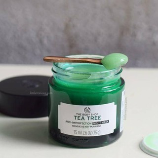 Mặt Nạ Ngủ The Body Shop Tea Tree Anti-Imperfection Night Mask xuất xứ từ Anh (75ml)