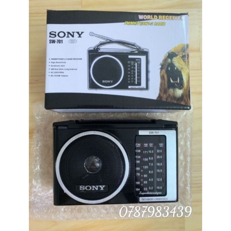 [Mã ELHACE giảm 4% đơn 300K] Đài Radio SONY SW-701