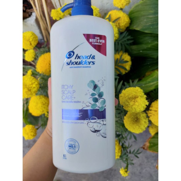 [ Date 2024] Dầu gội đầu Head &amp; Shoulder bạc hà mát rượi / da đầu ngứa 1200ml