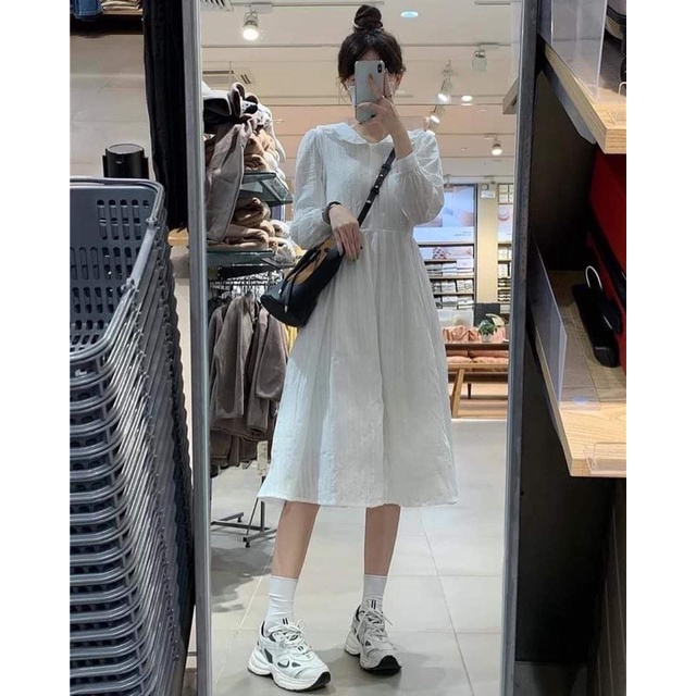 Váy đũi gân cổ bèo TC12